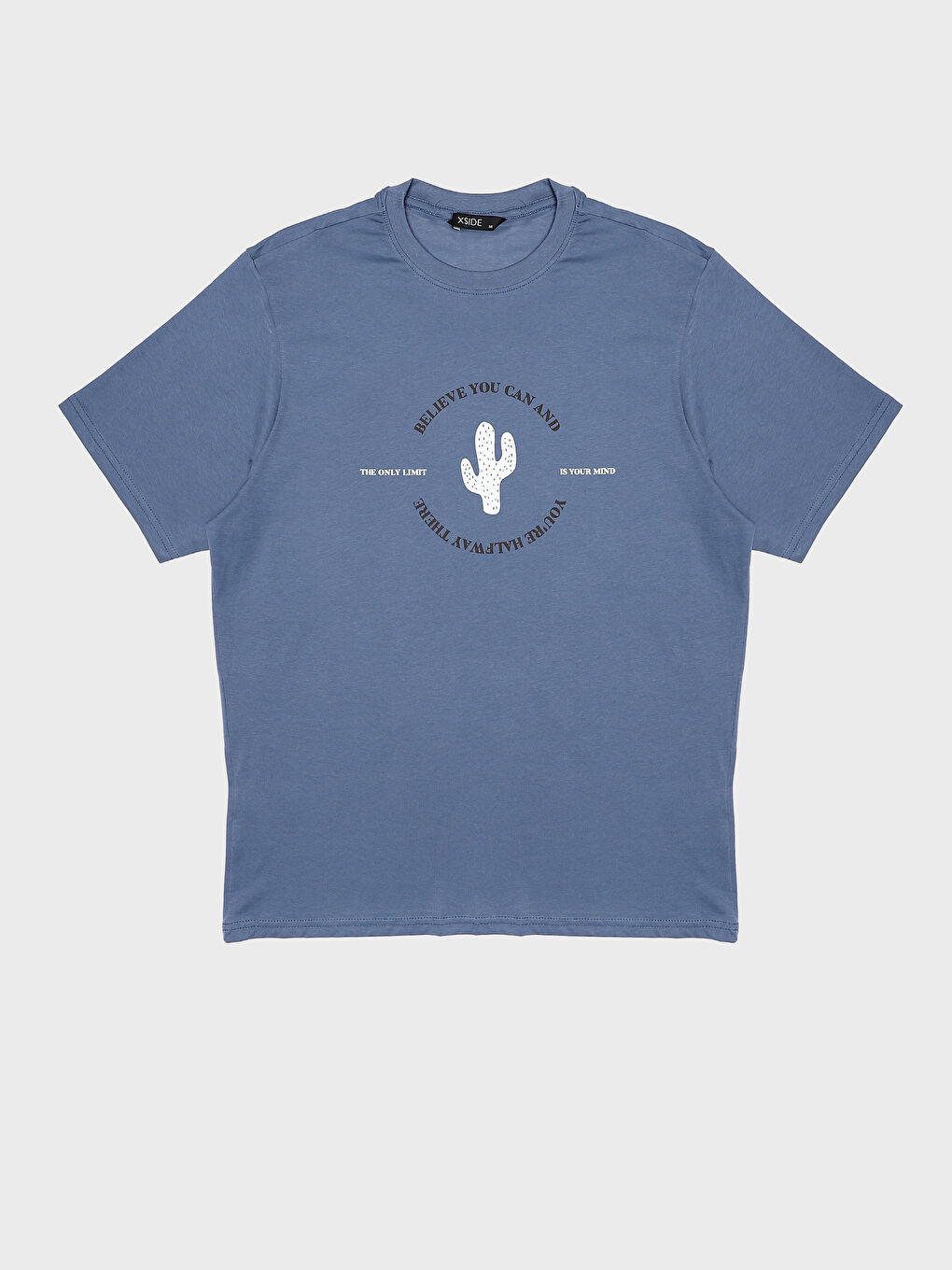 Crew Neck Printed Short Sleeve Men's T-Shirt