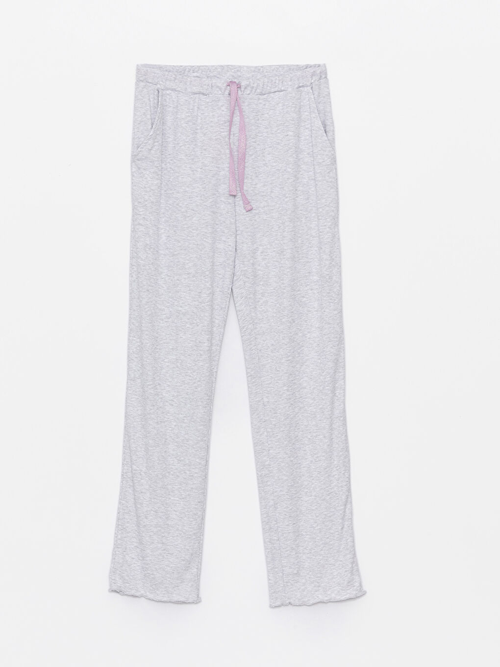Women's Elastic Waist Plain Pyjama Bottoms -S4EP12Z8-CT3