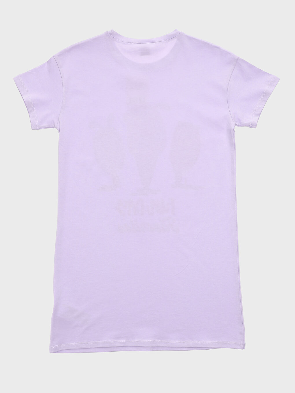 Crew Neck Short Sleeve Girl's Nightdress -S4EP26Z4-G0W