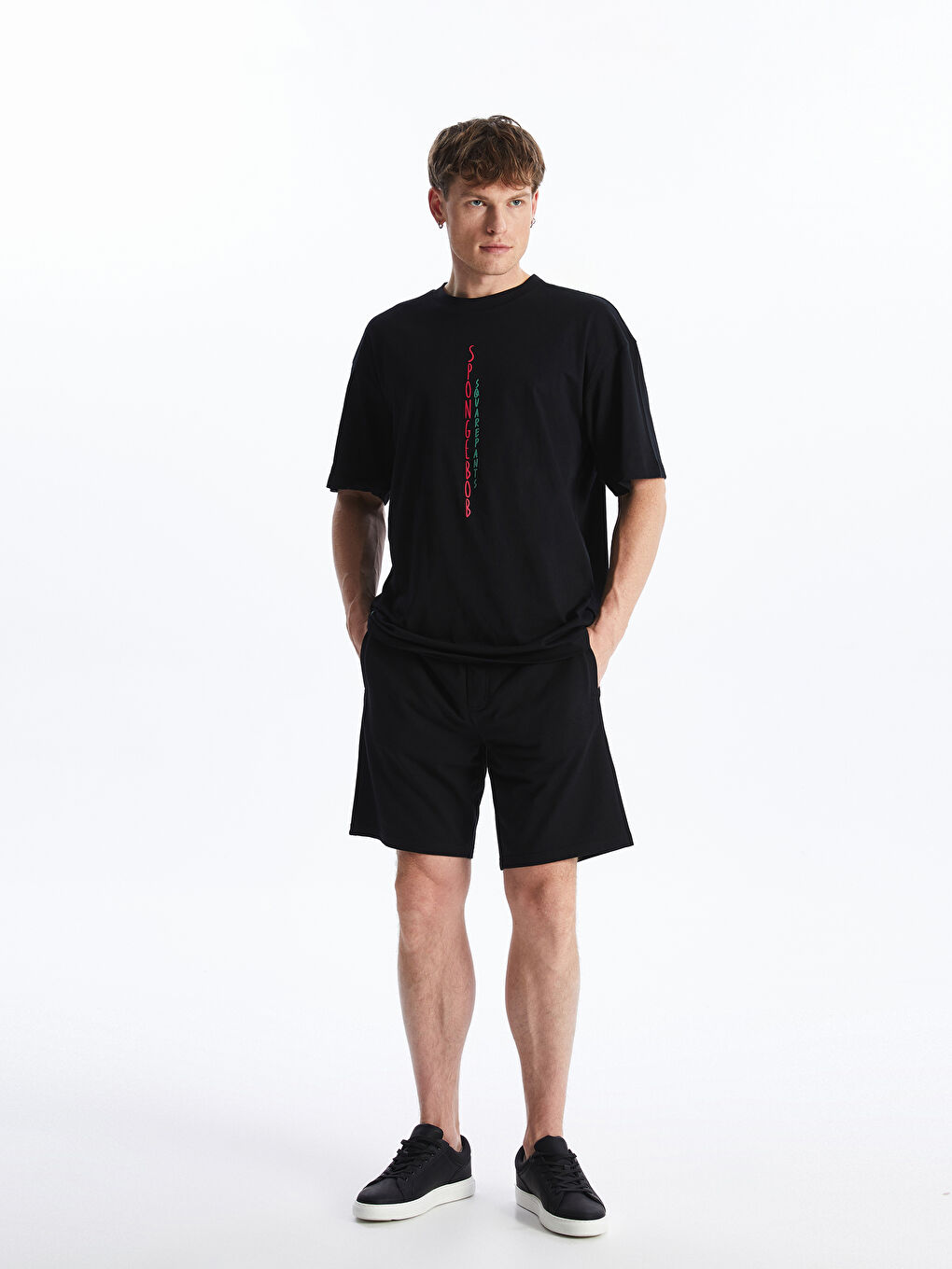 Crew Neck Short Sleeve Printed Combed Cotton Men's T-shirt -S4EQ28Z8-CVL