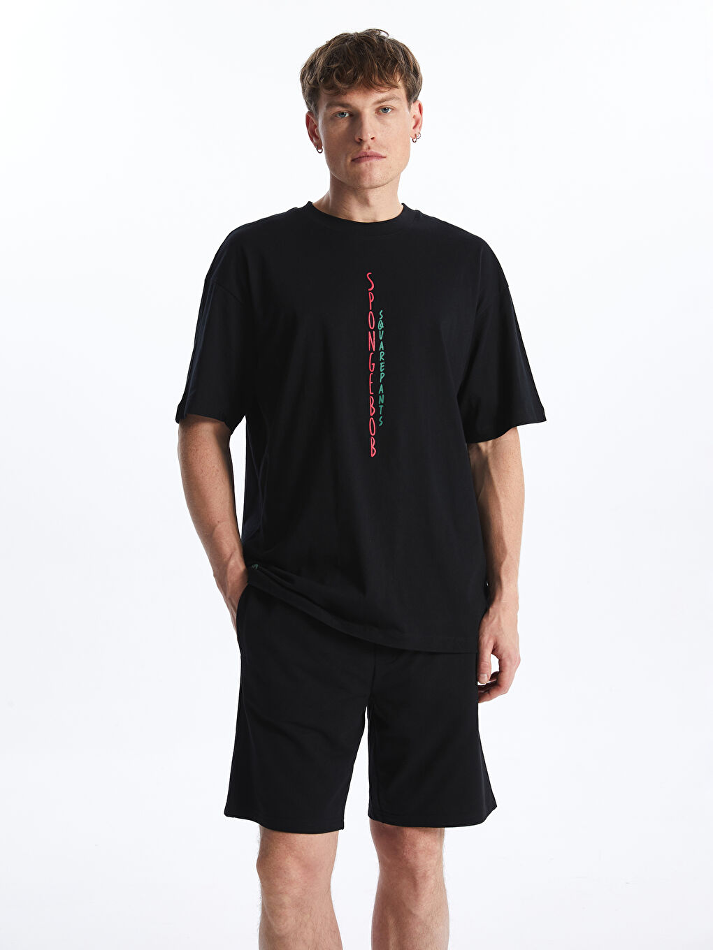 Crew Neck Short Sleeve Printed Combed Cotton Men's T-shirt -S4EQ28Z8-CVL
