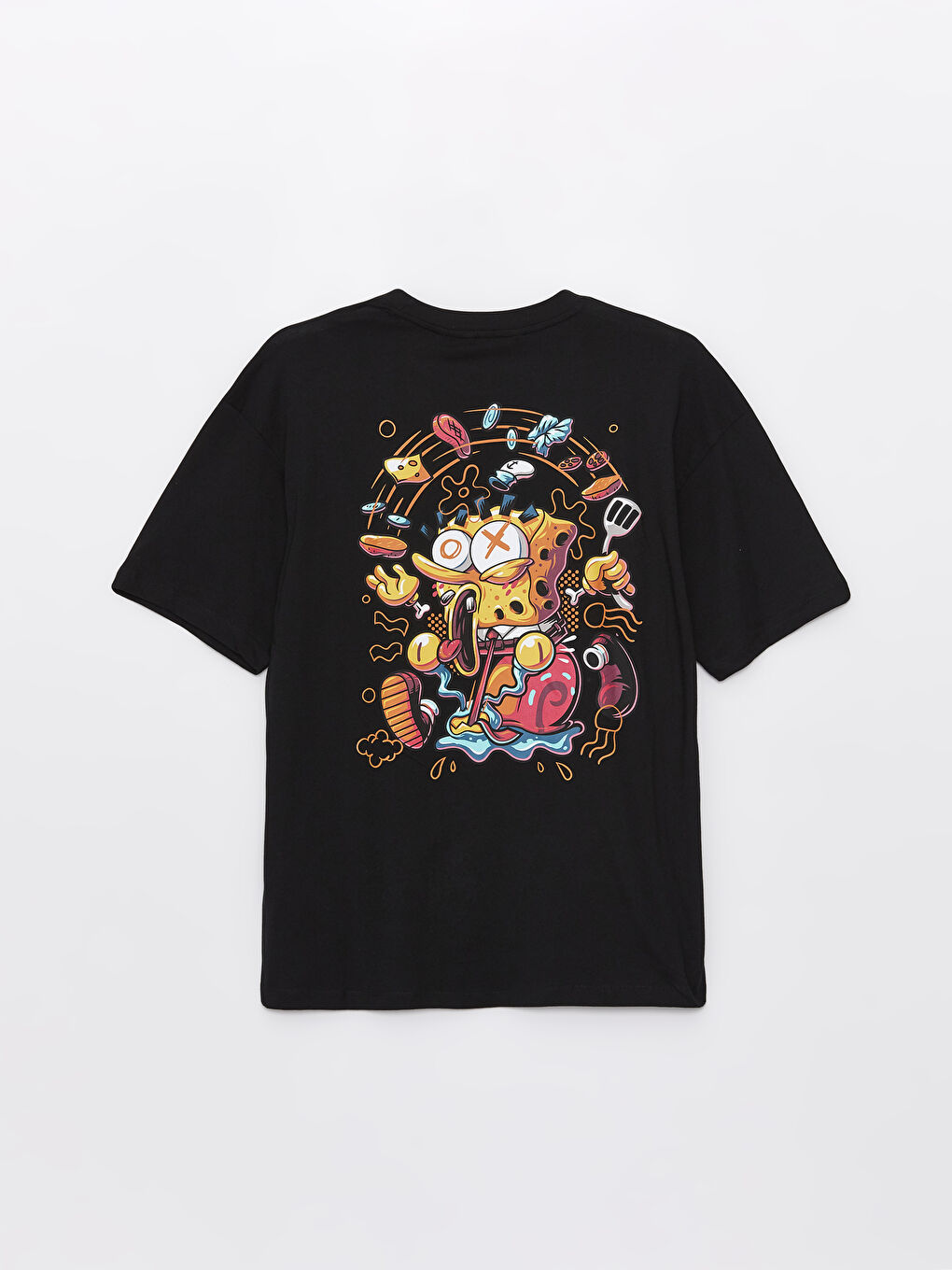 Crew Neck Short Sleeve Printed Combed Cotton Men's T-shirt -S4EQ28Z8-CVL