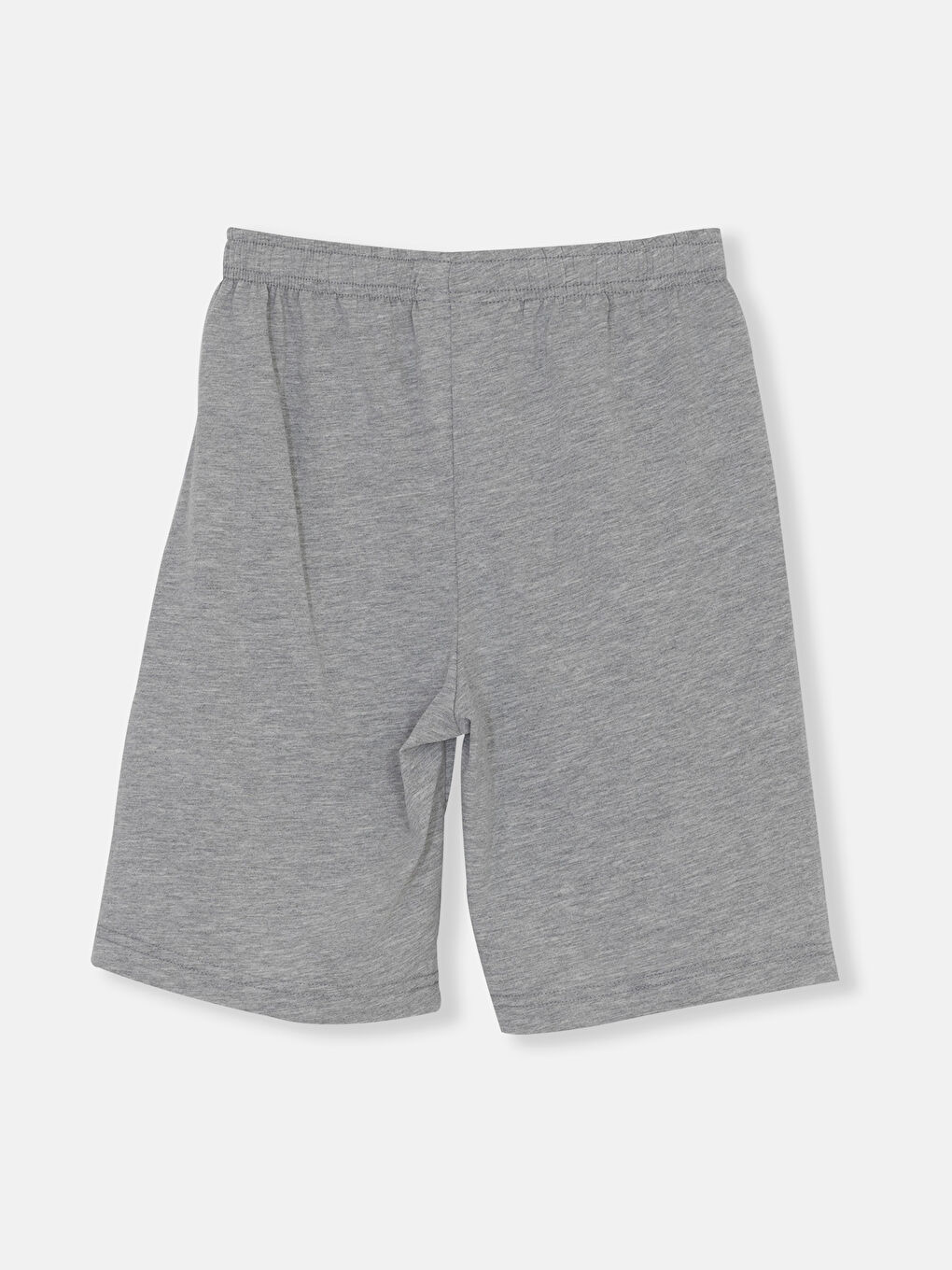 طقم بيجامة شورت بأكمام قصيرة مطبوع بياقة دائرية للأولاد-3