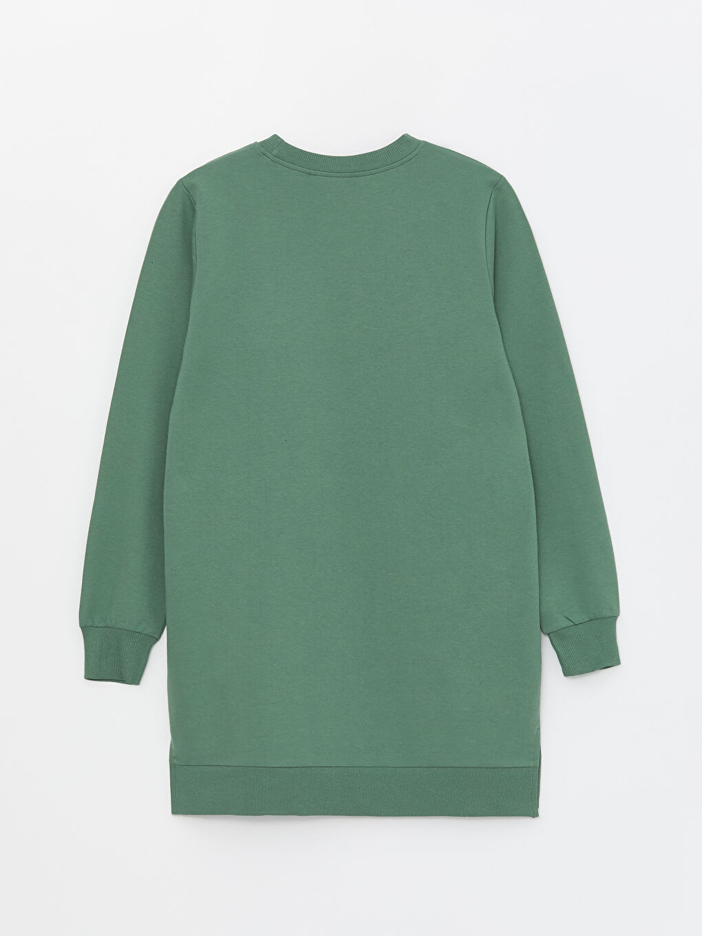 Crew Neck Straight Long Sleeve Women's Sweatshirt Tunic -S4ER02Z8-H8G