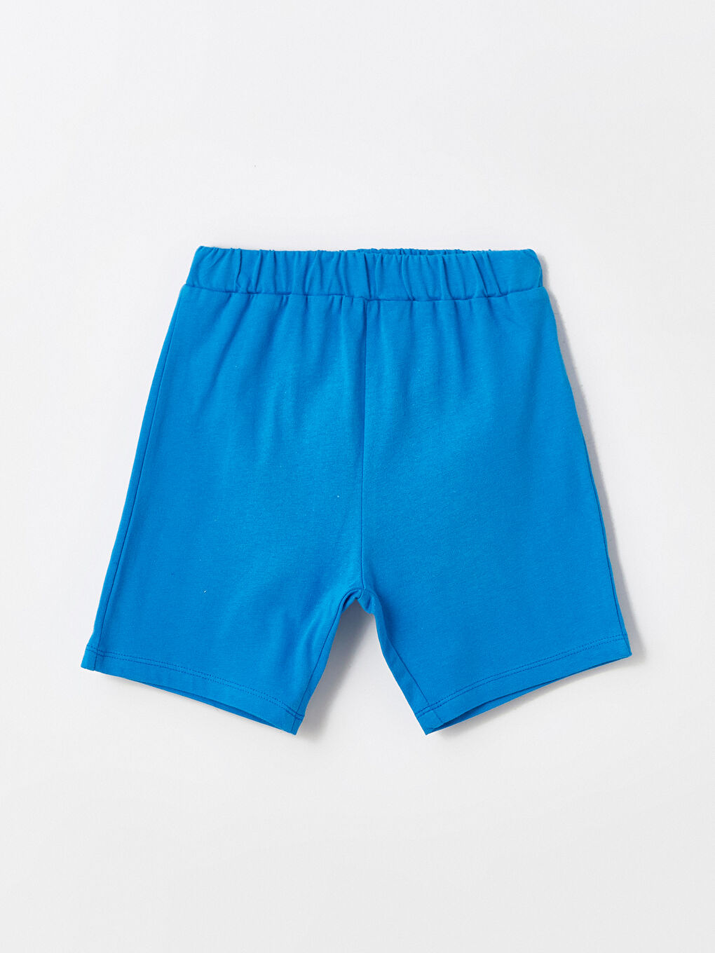 Mavi Beli Lastikli Basic Erkek Bebek Şort