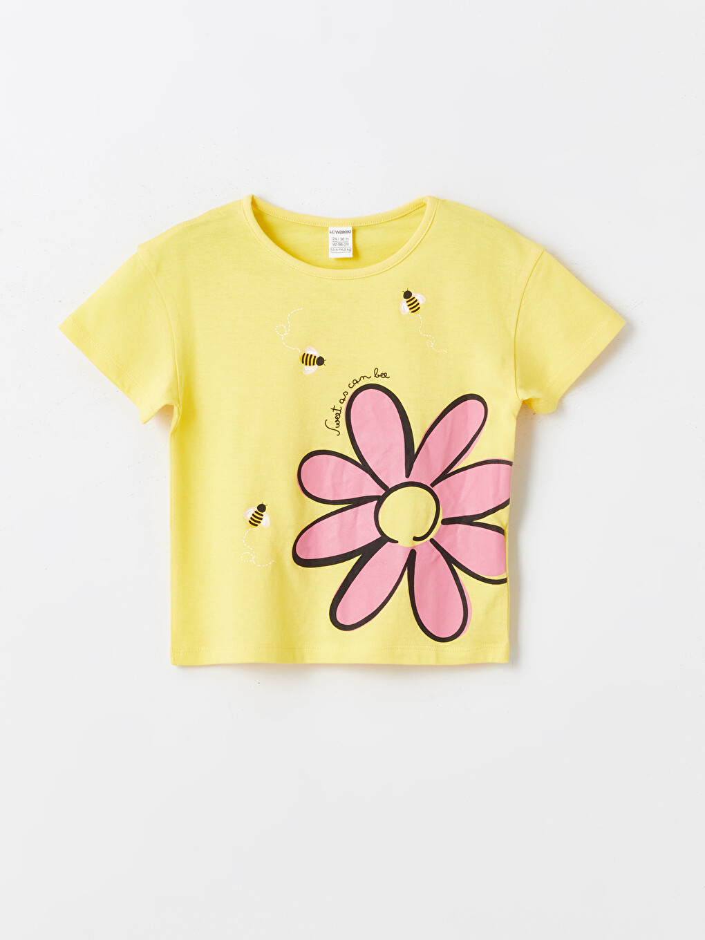 Crew Neck Printed Baby Girls T-shirt 2 Pack-1