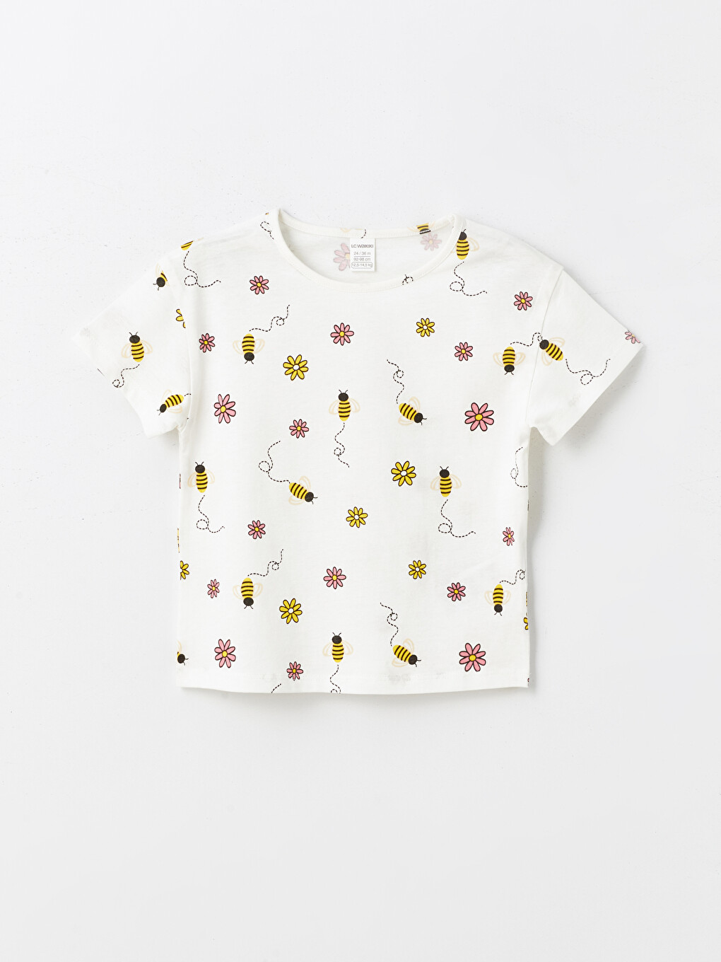 Crew Neck Printed Baby Girls T-shirt 2 Pack-4
