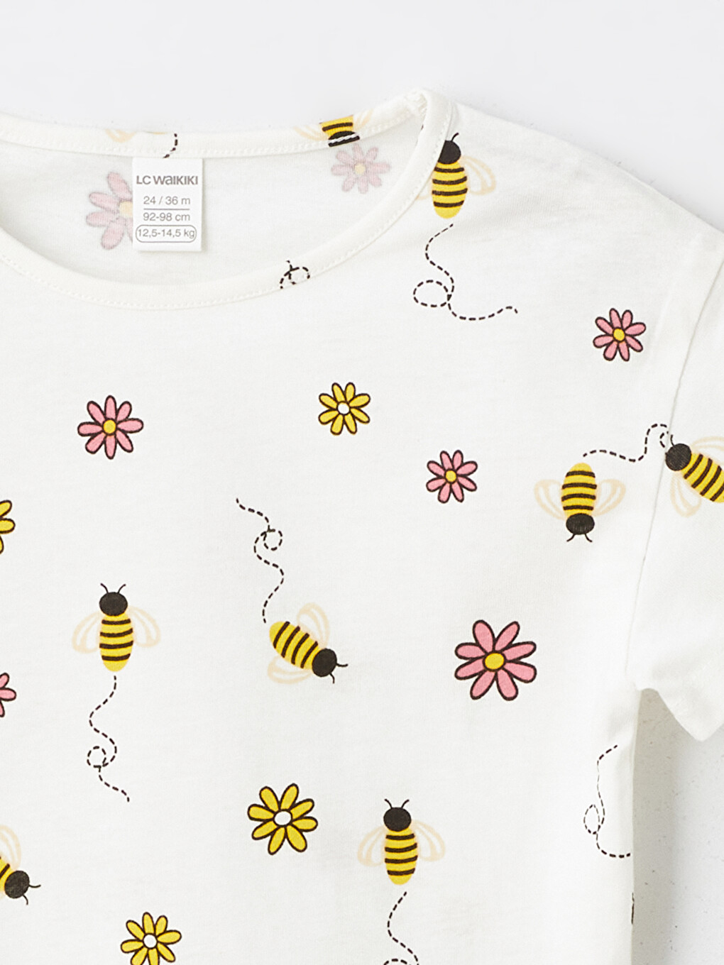 Crew Neck Printed Baby Girls T-shirt 2 Pack-6