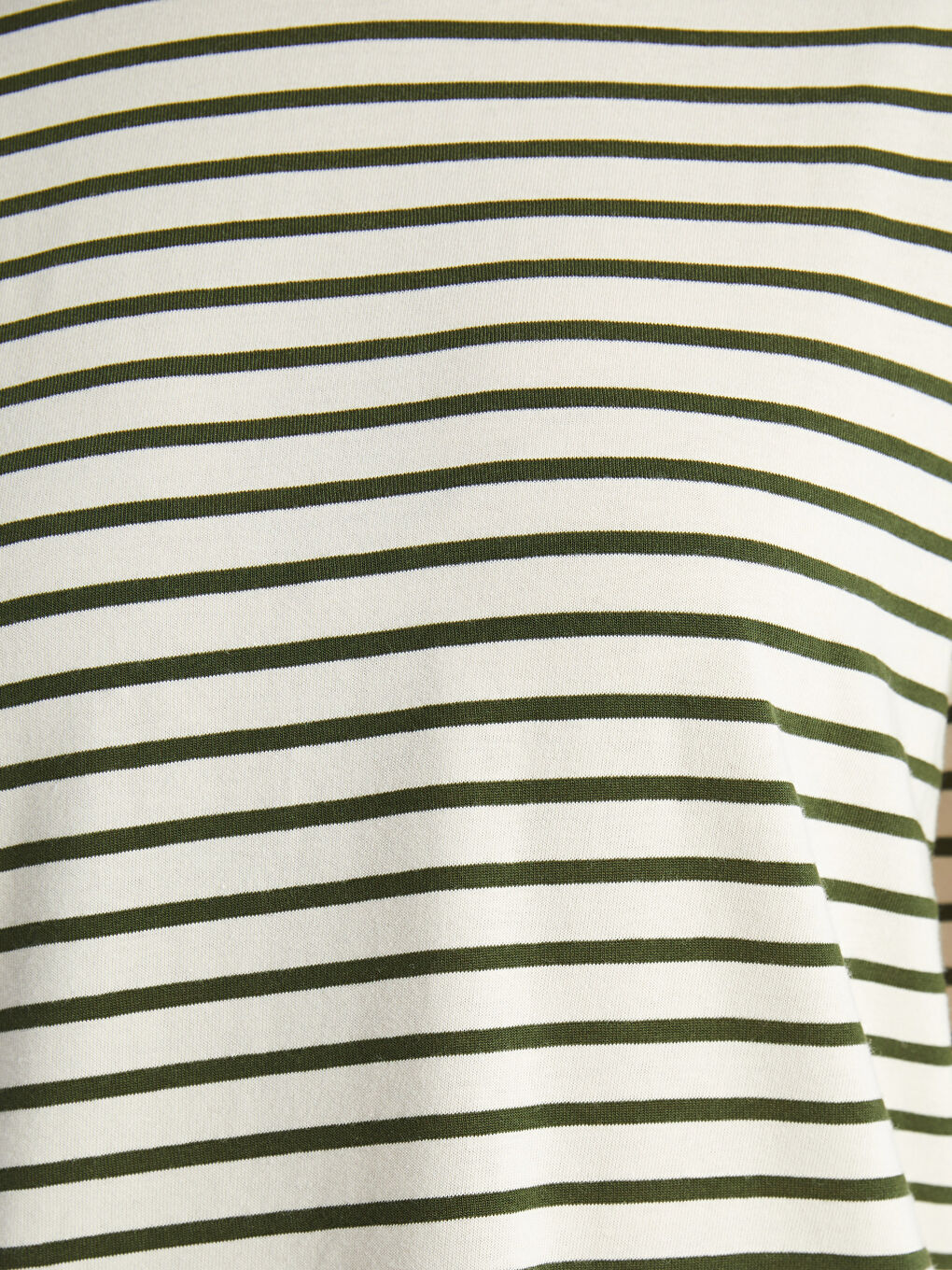 Crew Neck Striped Long Sleeve Women's Tunic -S4ER43Z8-LFT