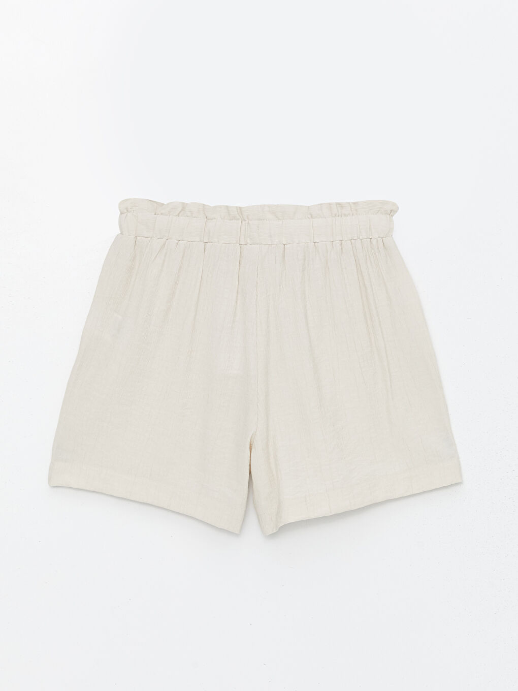 Әйелдерге арналған серпімді белдік өрнексіз шорты-6