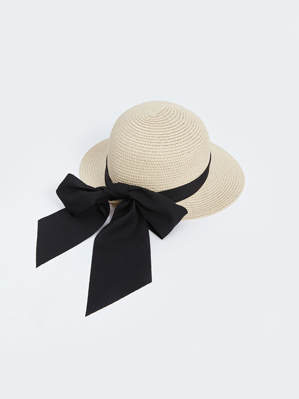 LCW ACCESSORIES Bej Kadın Hasır Fötr Şapka - 1
