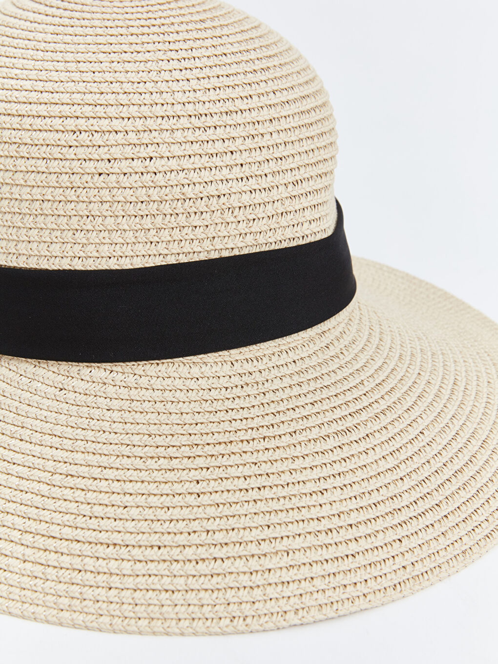 LCW ACCESSORIES Bej Kadın Hasır Fötr Şapka - 3
