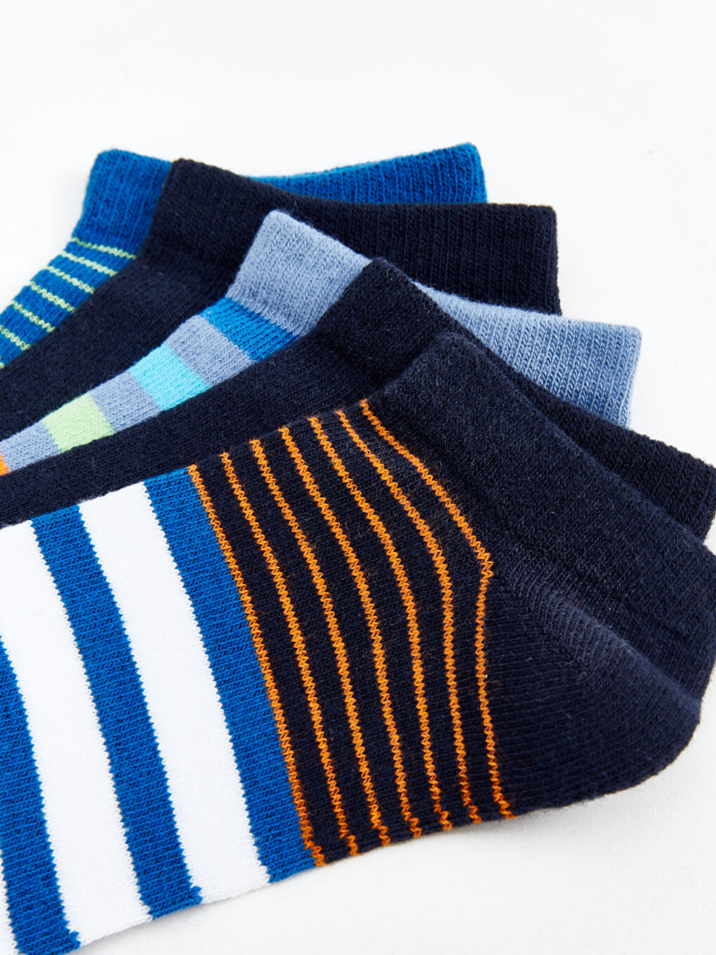 جوارب رياضة أولاد بلوك ديال الألوان 5 باكات-2