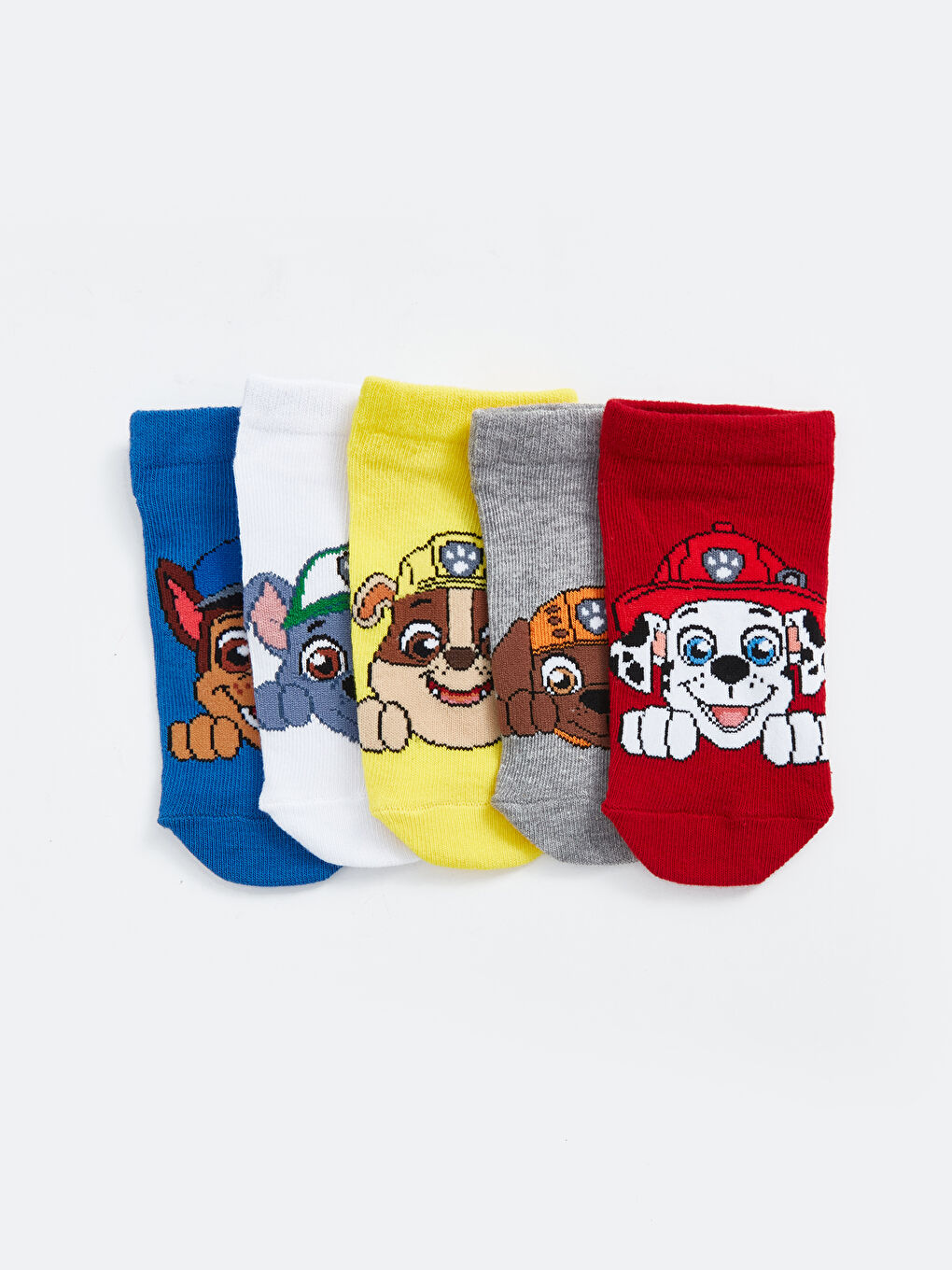 LCW Kids Karişik Paw Patrol Desenli Erkek Çocuk Patik Çorap 5'li - 1