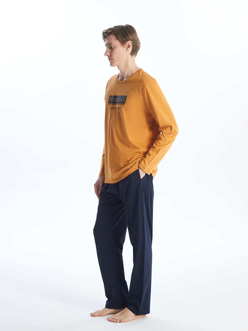 Ensemble de Pyjama pour Hommes Coupe Régulière-1