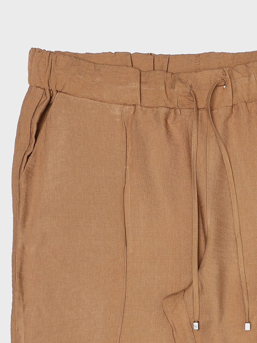 Elastic Waist Wide Leg Women's Trousers -S4ET75Z8-GXT