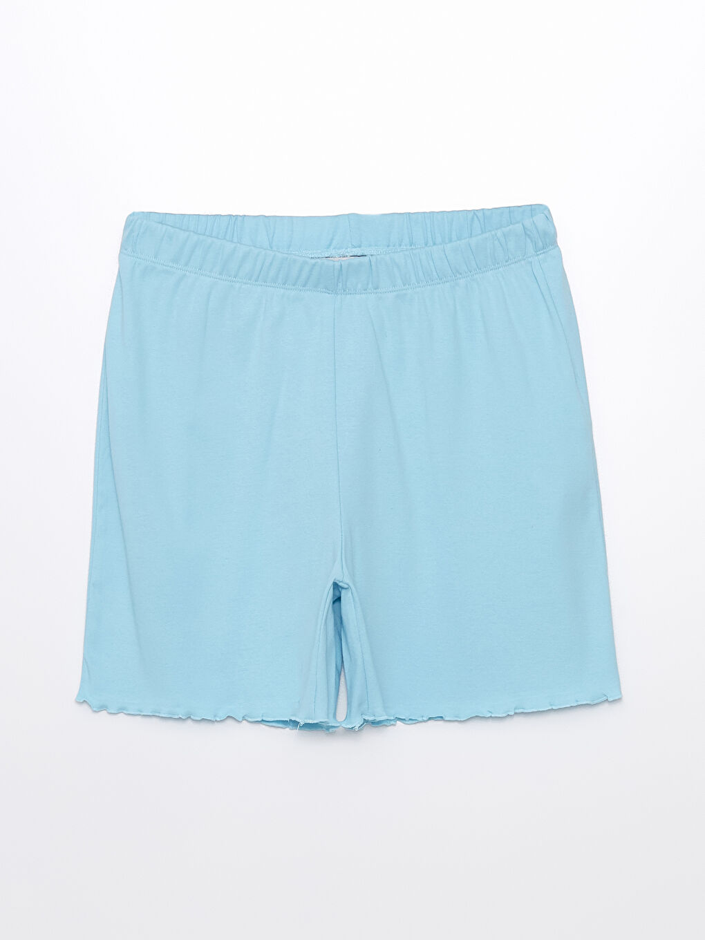 Women's Loose Collar Pajama Set with Straight Shorts -S4ET94Z8-QXP