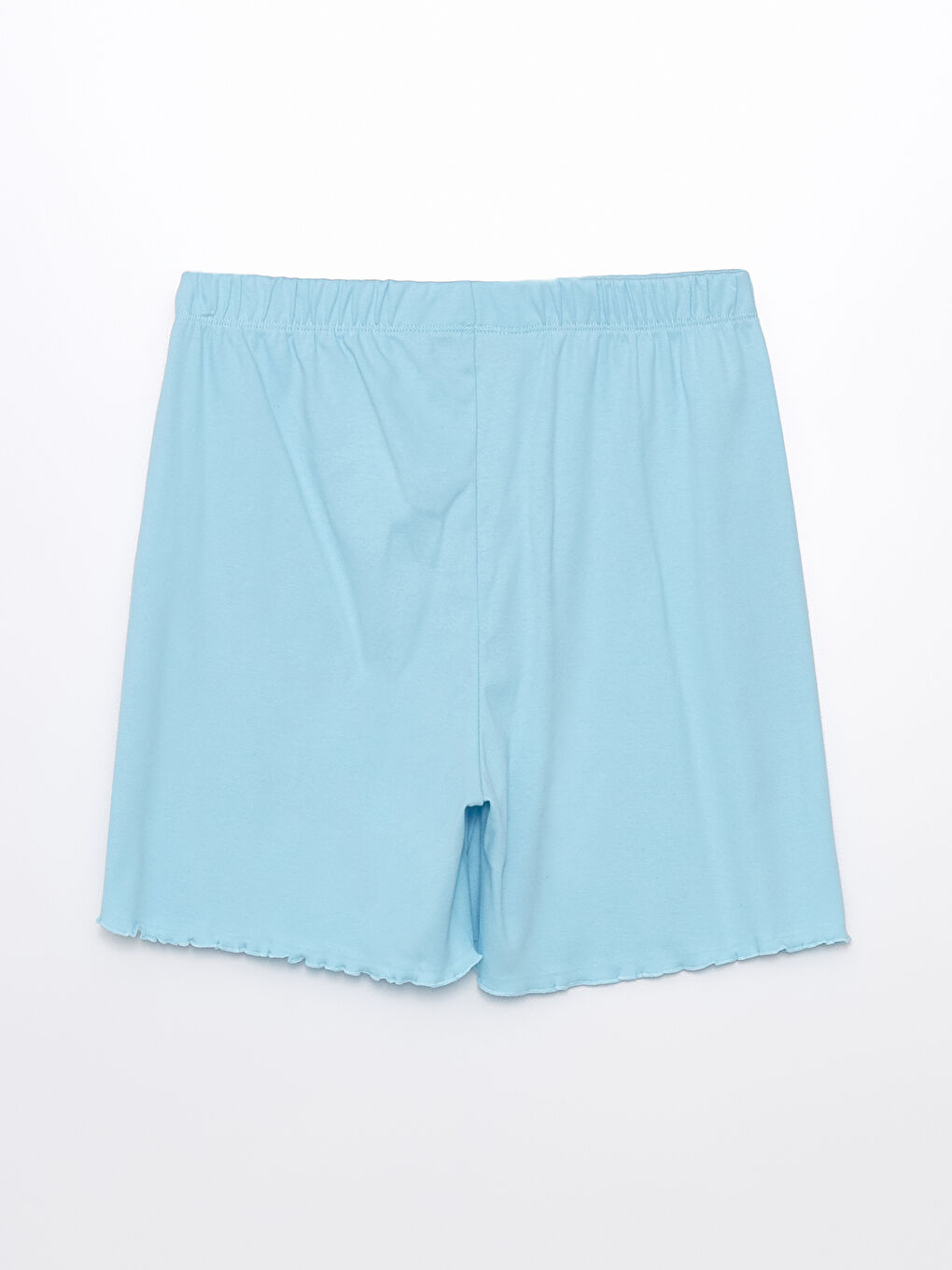 Women's Loose Collar Pajama Set with Straight Shorts -S4ET94Z8-QXP