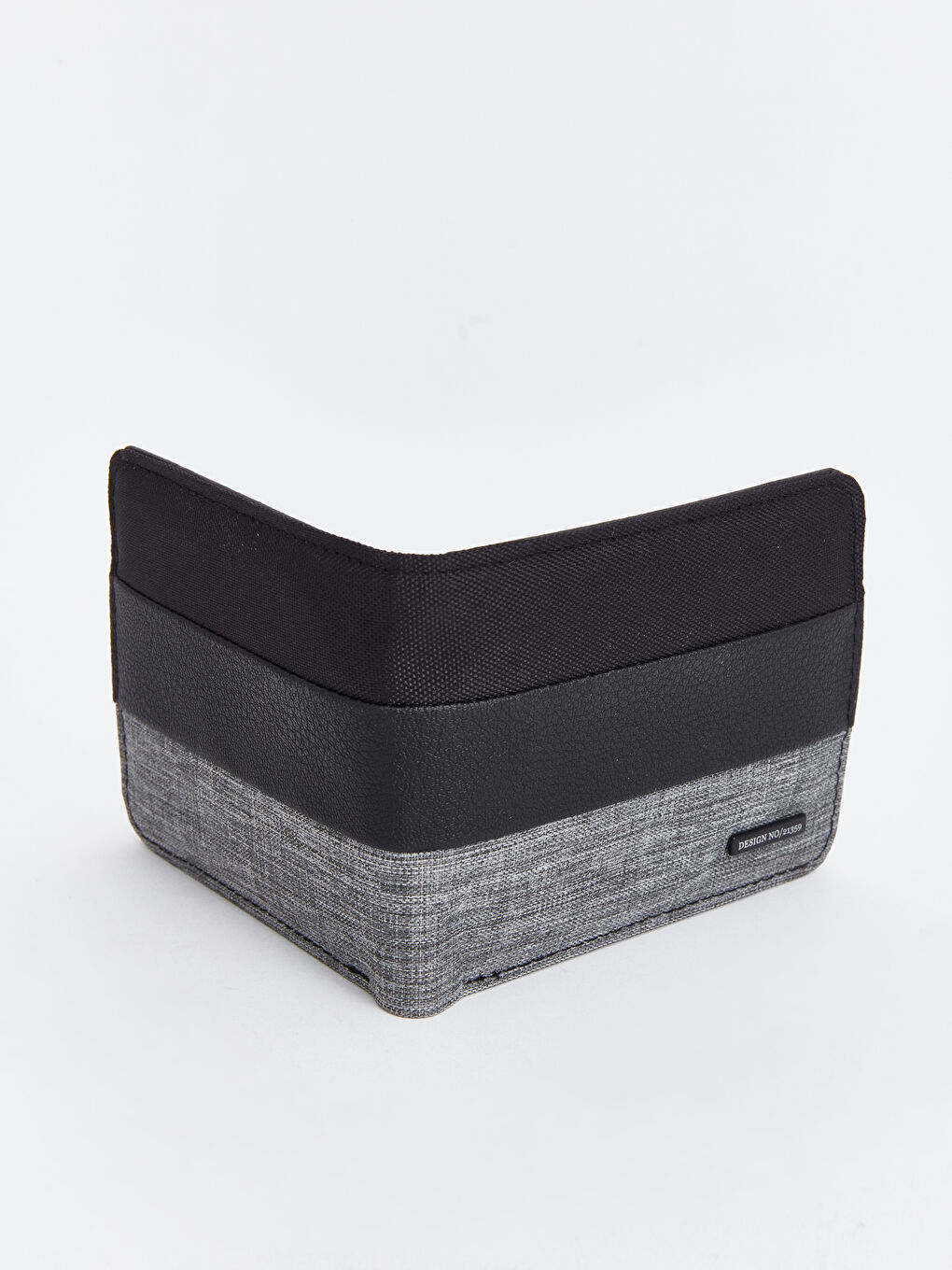 Siyah Yazı Baskılı Erkek Cüzdan-1