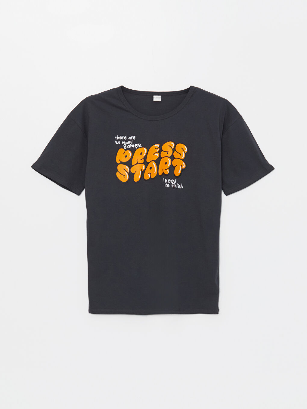 Oversize Crew Neck Boys' T-Shirt -S4EU42Z4-JTK