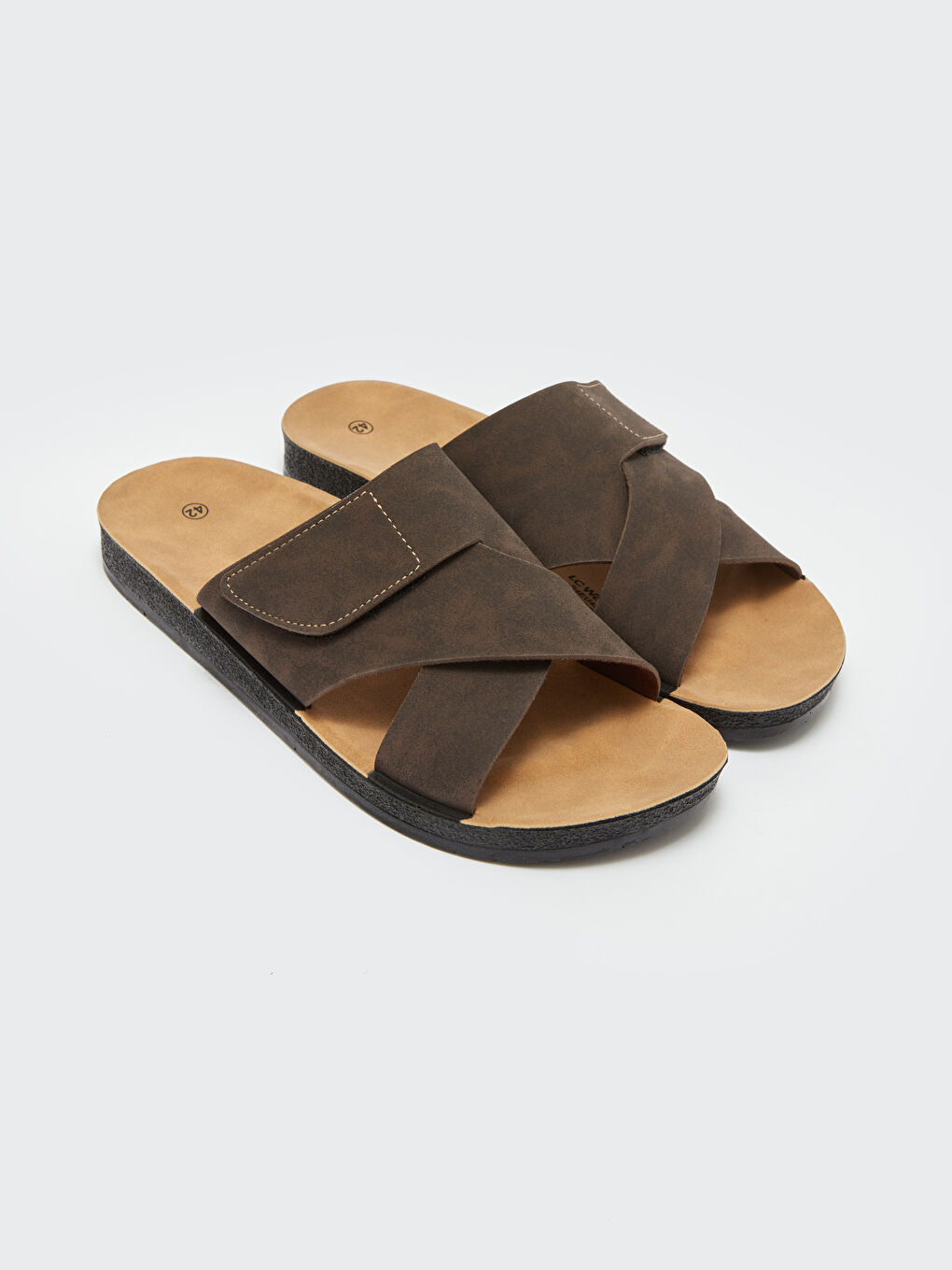 Cross Band Men's Slippers -S4EU48Z8-Y0R