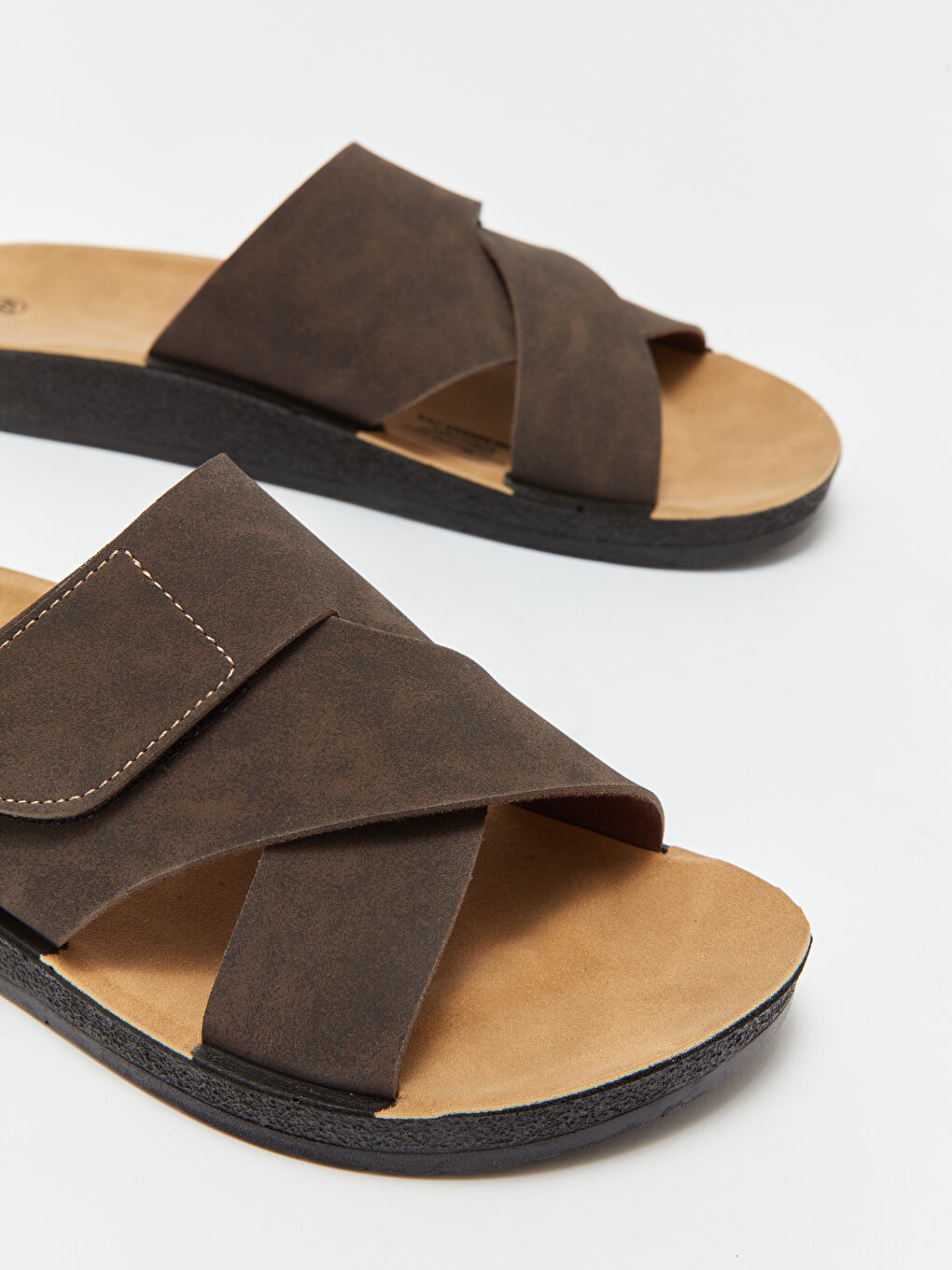 Cross Band Men's Slippers -S4EU48Z8-Y0R