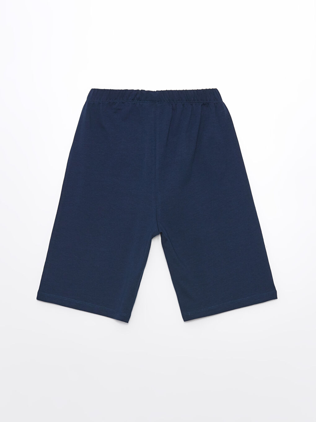 İndigo Beli Lastikli Basic Erkek Çocuk Pijama Şort-1