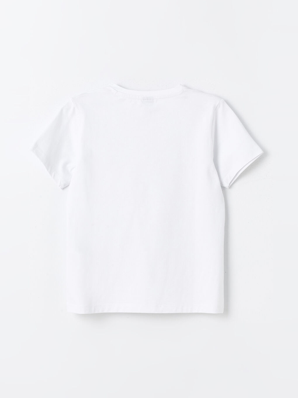 Beyaz Bisiklet Yaka Baskılı Erkek Çocuk Pijama Üst-1