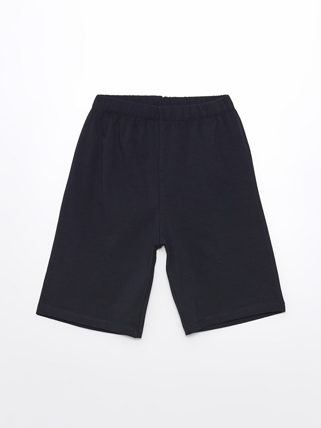 Lacivert Beli Lastikli Basic Erkek Çocuk Pijama Şort