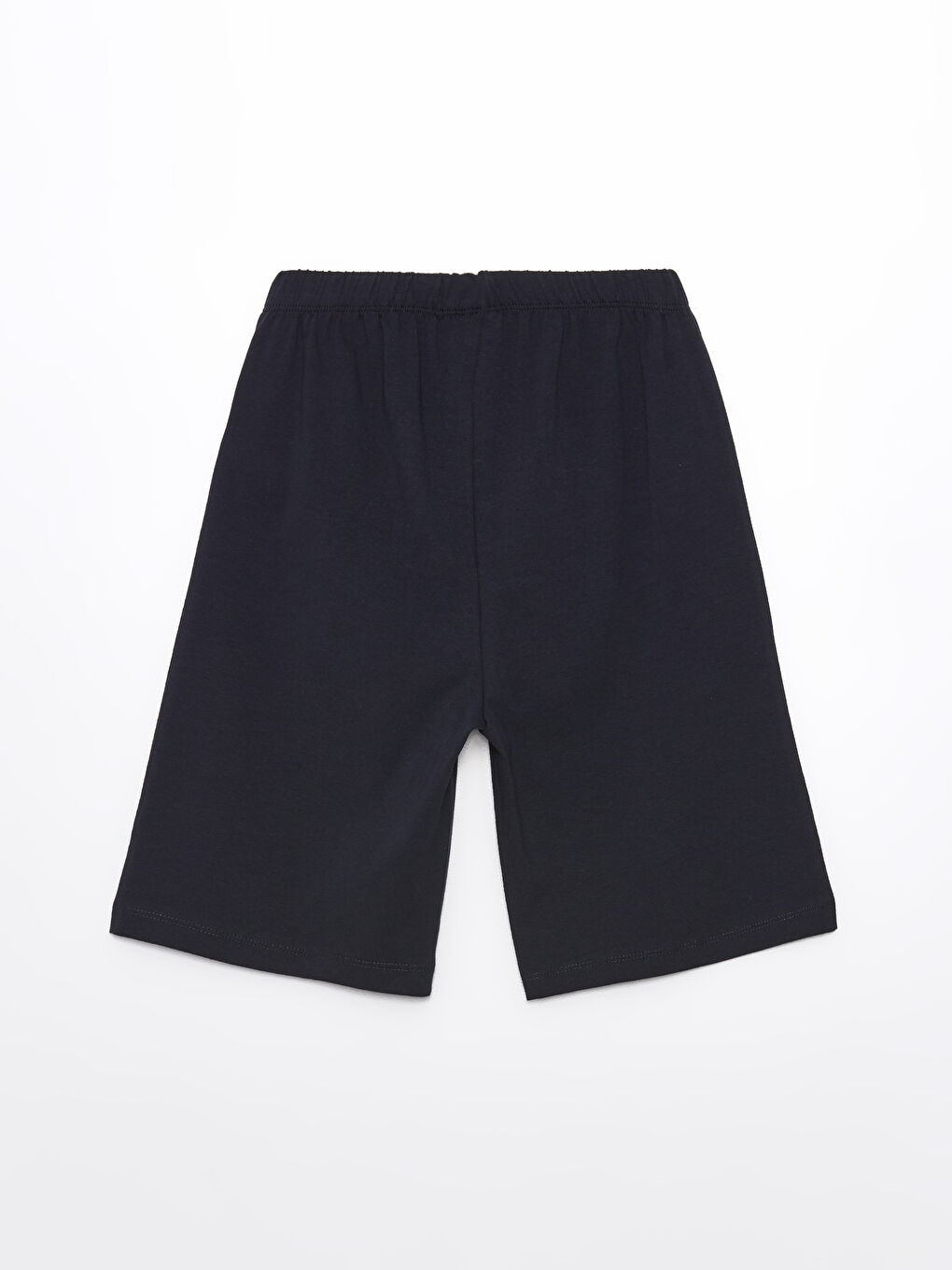 Lacivert Beli Lastikli Basic Erkek Çocuk Pijama Şort-1