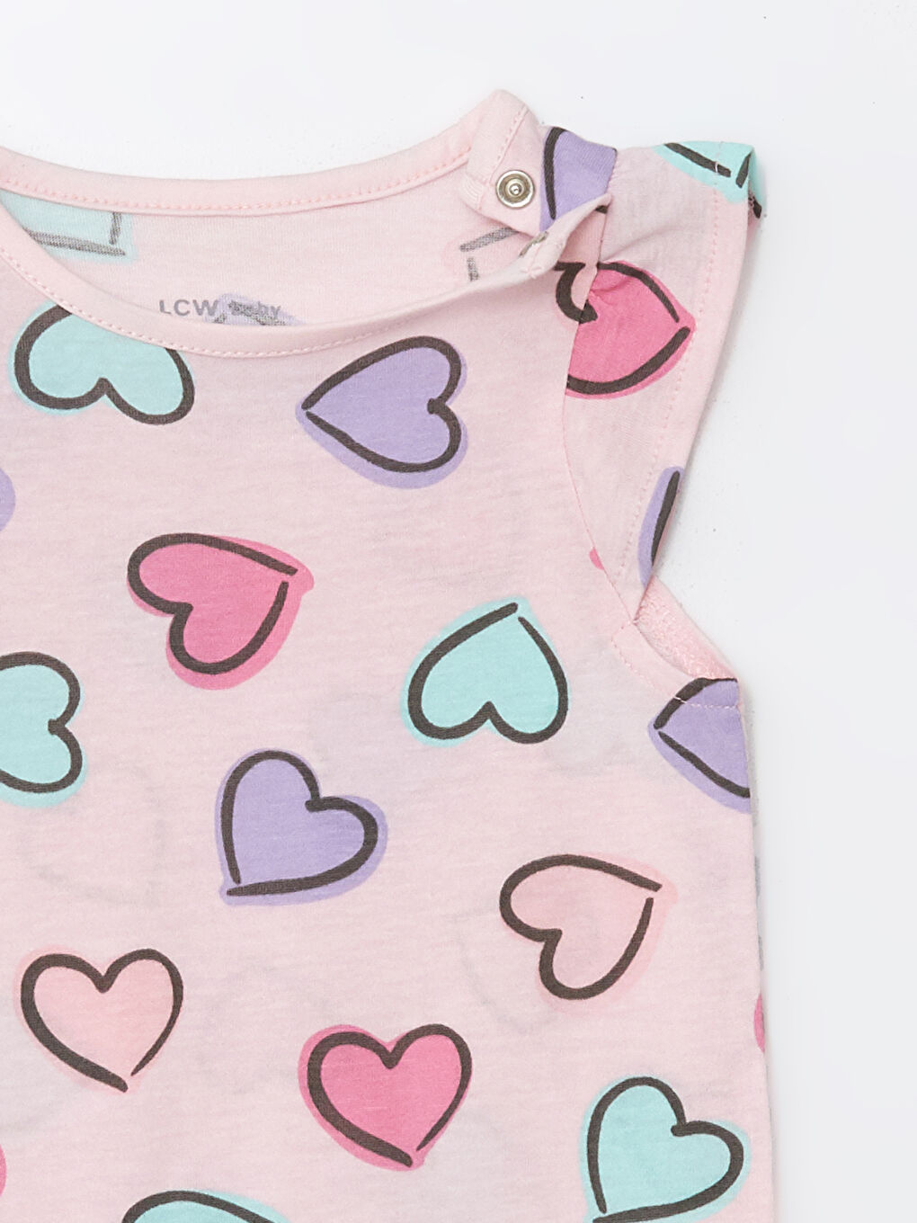 Crew Neck Printed Baby Girls' Jumpsuit 2 Pack -S4EV53Z1-LSE