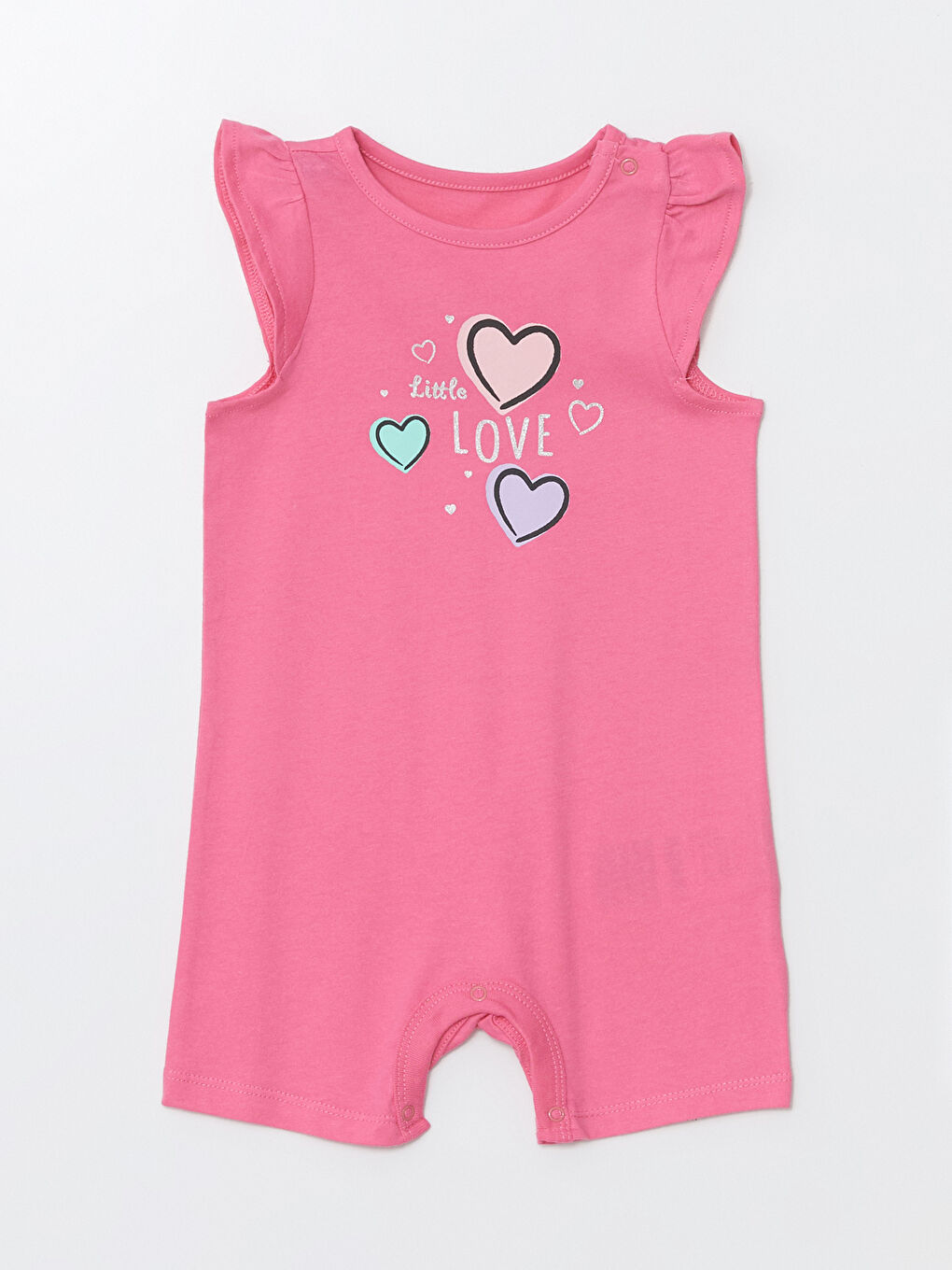 Crew Neck Printed Baby Girls' Jumpsuit 2 Pack -S4EV53Z1-LSE