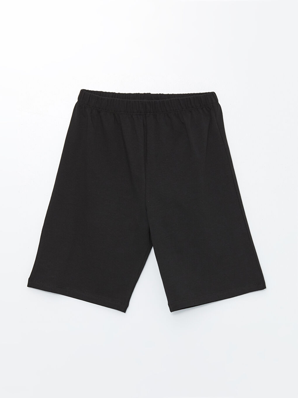 Siyah Beli Lastikli Basic Erkek Çocuk Pijama Şort