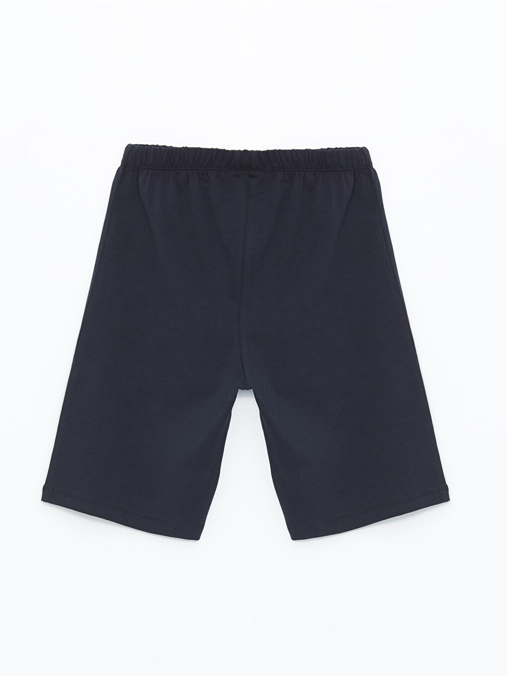 Lacivert Beli Lastikli Basic Erkek Çocuk Pijama Şort-1