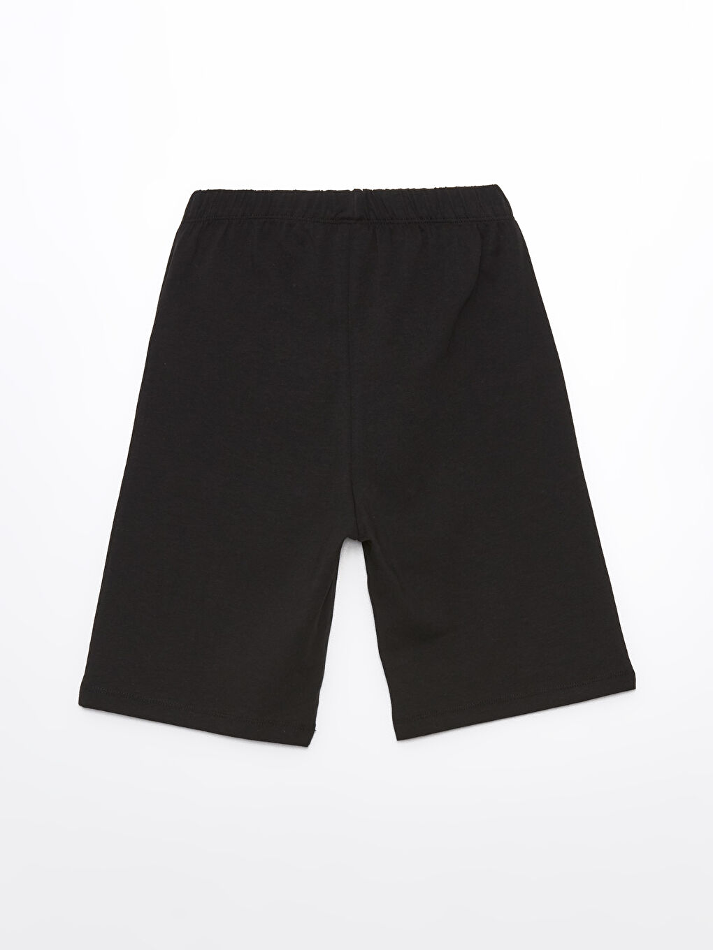Siyah Beli Lastikli Baskılı Erkek Çocuk Pijama Şort-1