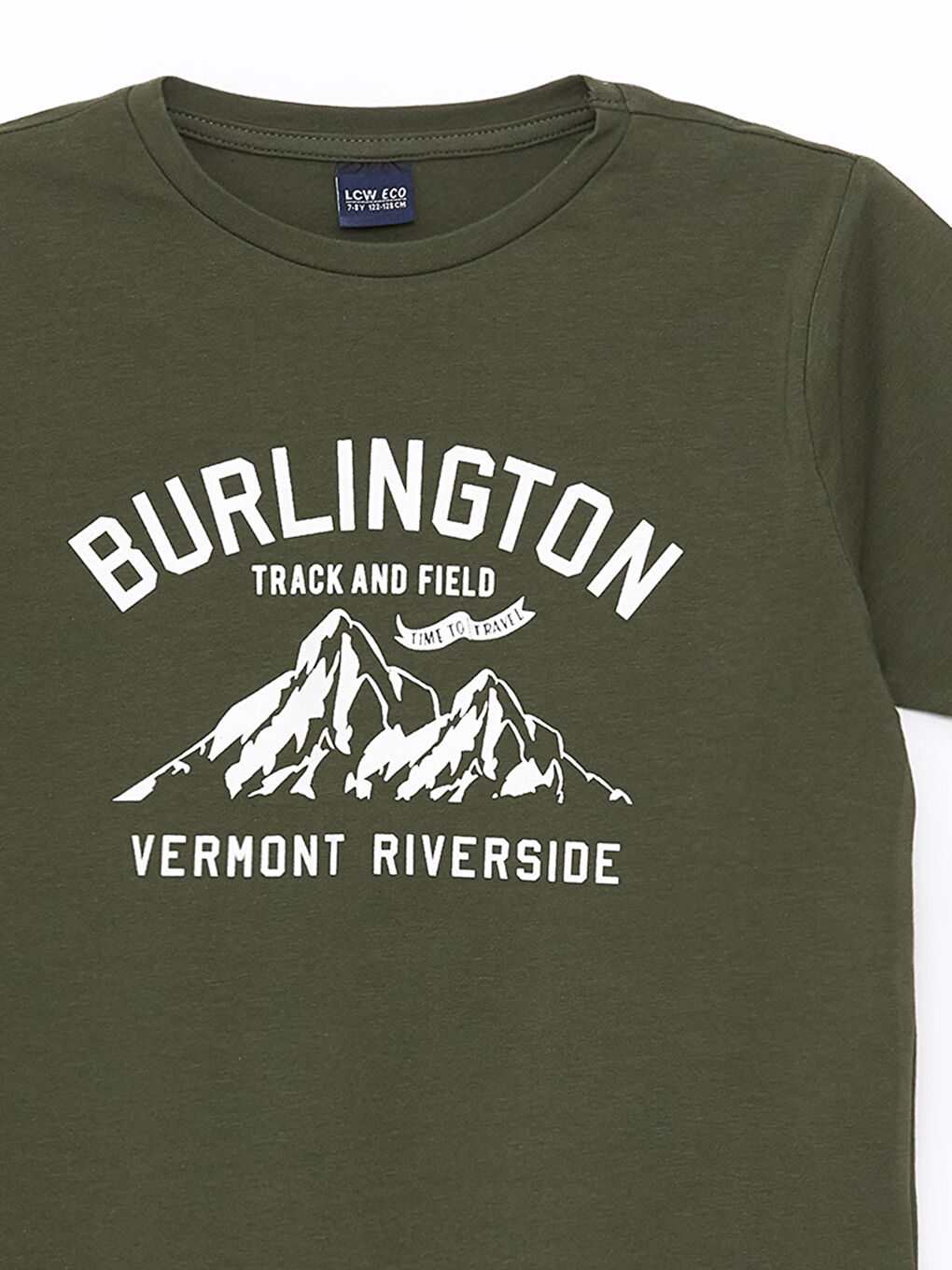 Haki Bisiklet Yaka Baskılı Kısa Kollu Erkek Çocuk Şortlu Pijama Takımı-1