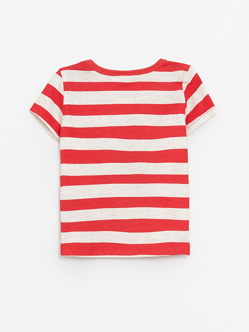 Kırmızı Bisiklet Yaka Kısa Kollu Baskılı Erkek Bebek Şortlu Pijama Takımı-4