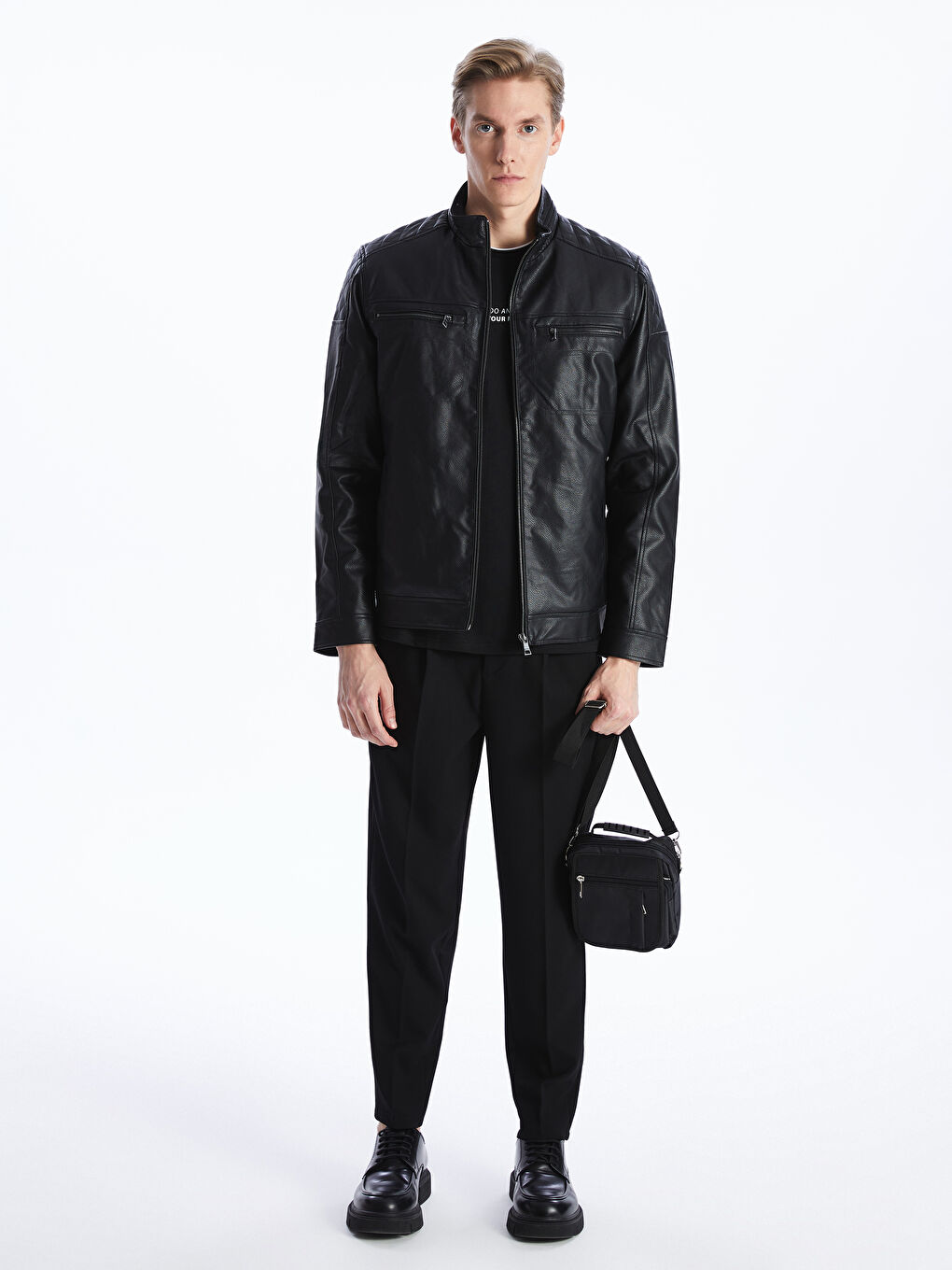 Сумка на плечо с регулируемым ремнем для мужчин-1