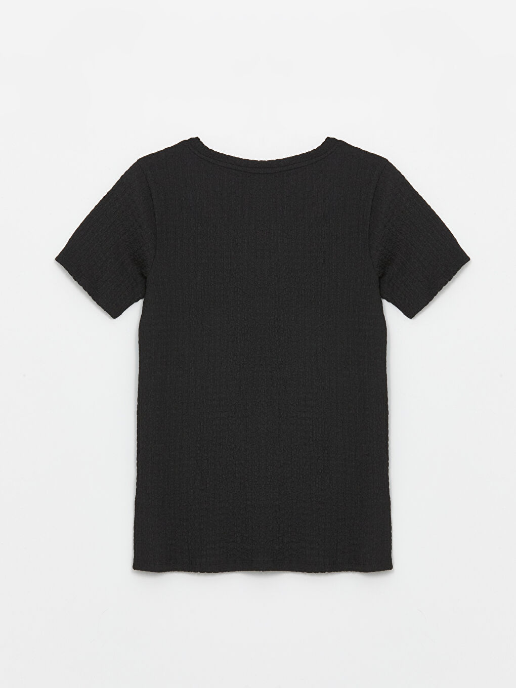 V-Neck Plain Short Sleeve Women's T-Shirt -S4FA10Z8-CVL
