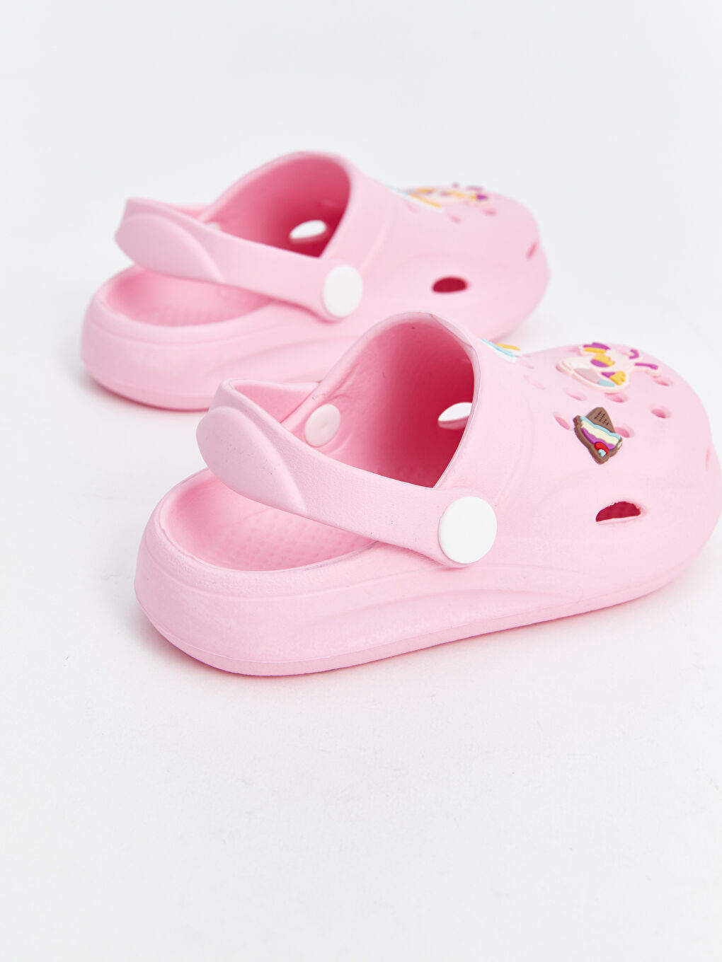 LCW STEPS Açık Pembe Baskılı Kız Bebek Plaj Sandaleti - 4