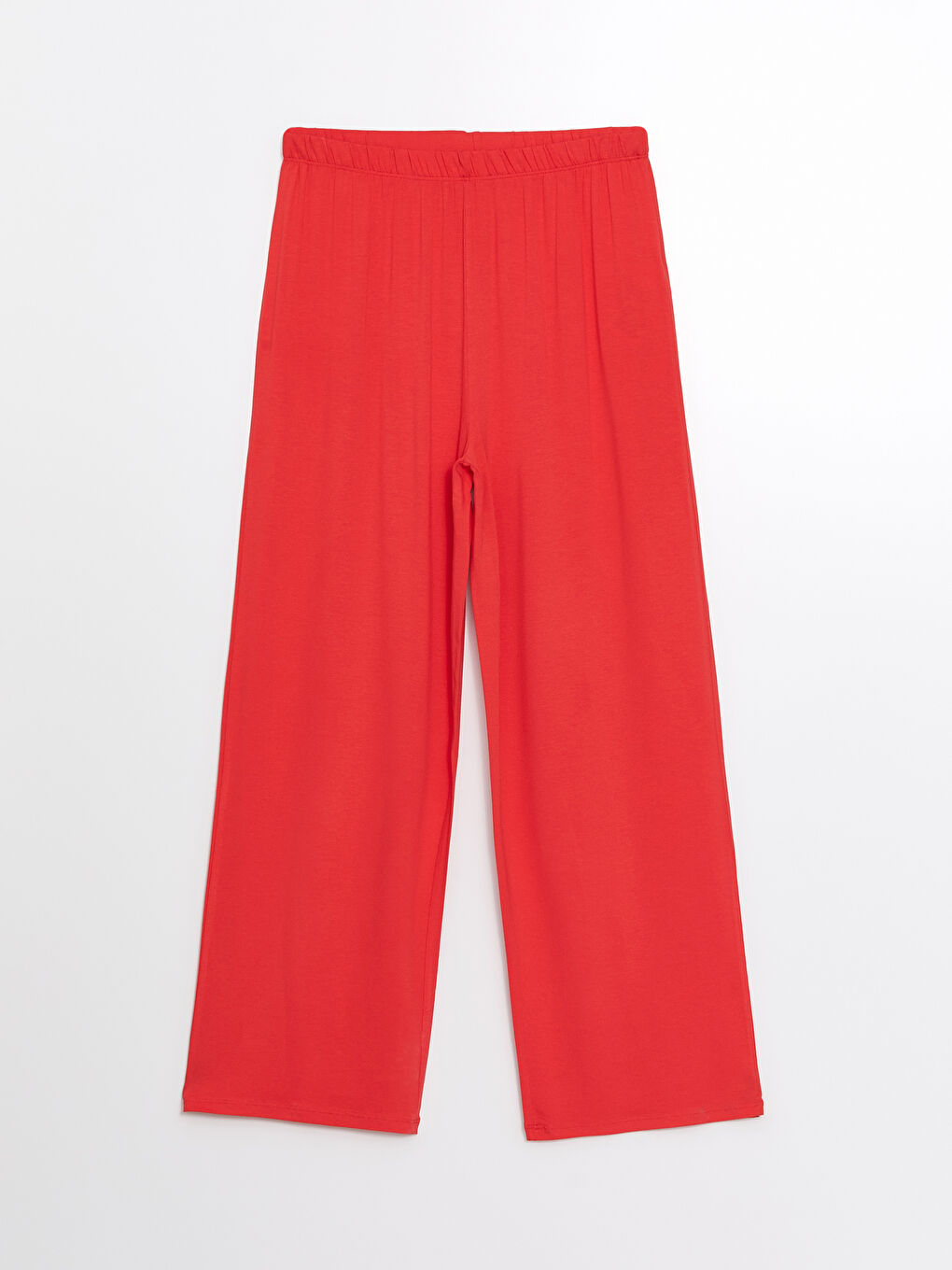LCW DREAM Kirmizi V Yaka Dantel Detaylı Kadın Pijama Takımı - 7