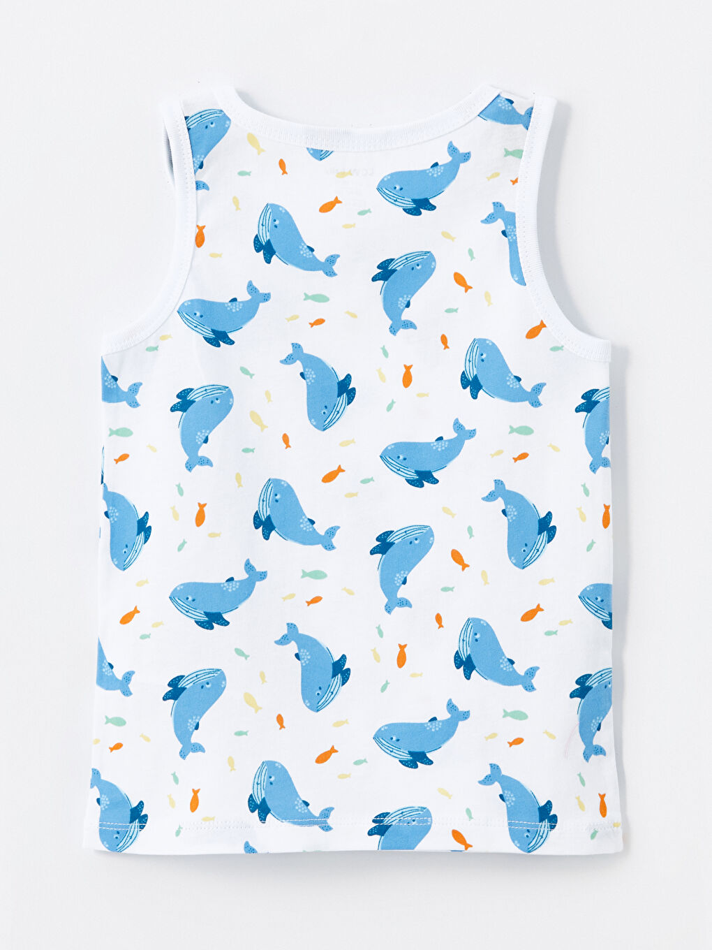 Ekru Bisiklet Yaka Erkek Bebek Atlet-1