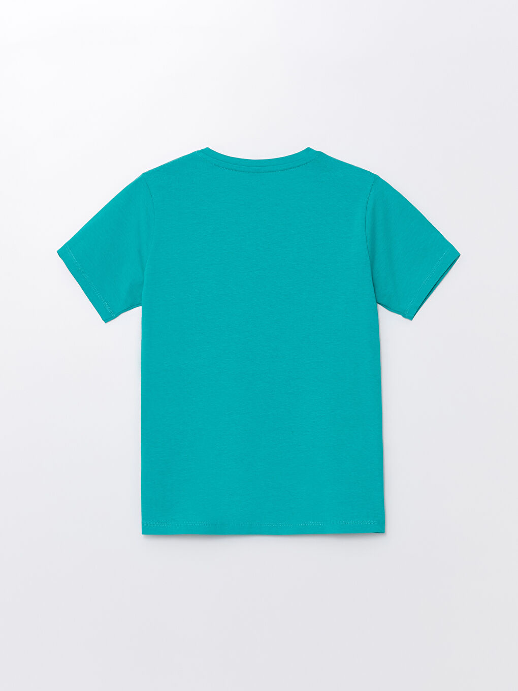 Yeşil Bisiklet Yaka Baskılı Kısa Kollu Erkek Çocuk Pijama Üst-1