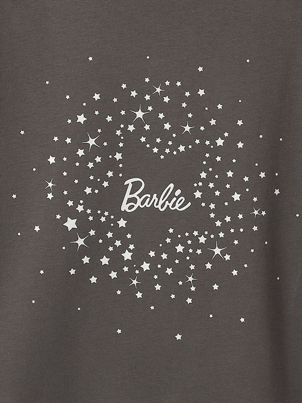 Crew Neck Barbie Printed Short Sleeve Girls' T-Shirt -S4FC53Z4-JNM
