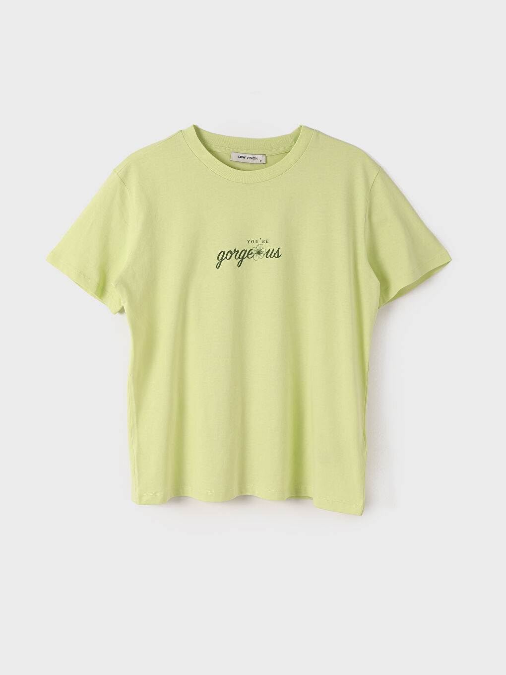 Crew Neck Printed Women's T-Shirt