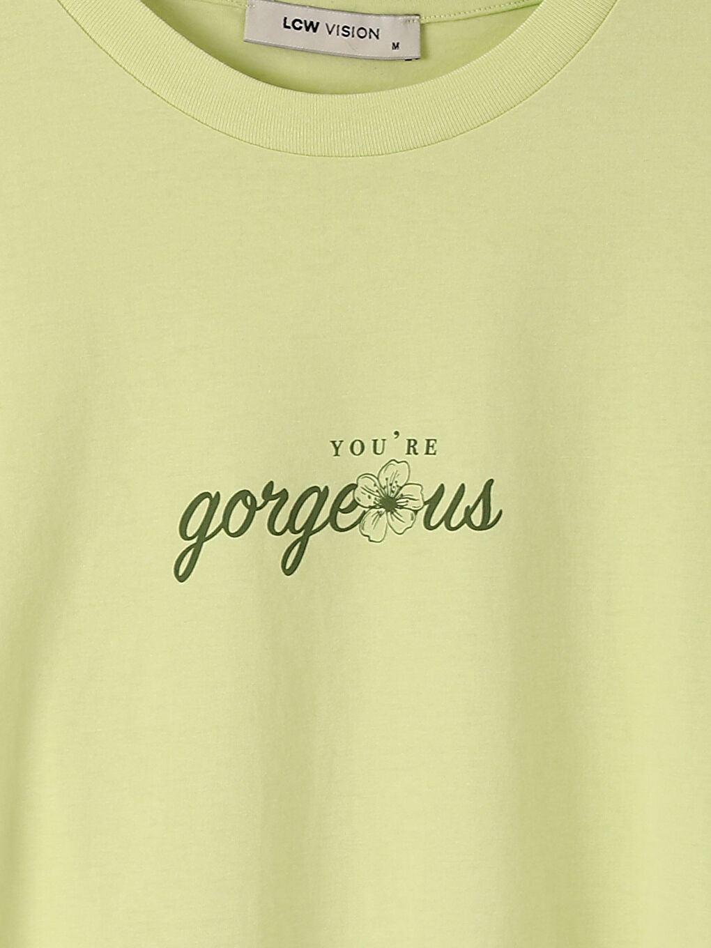 Crew Neck Printed Women's T-Shirt-2