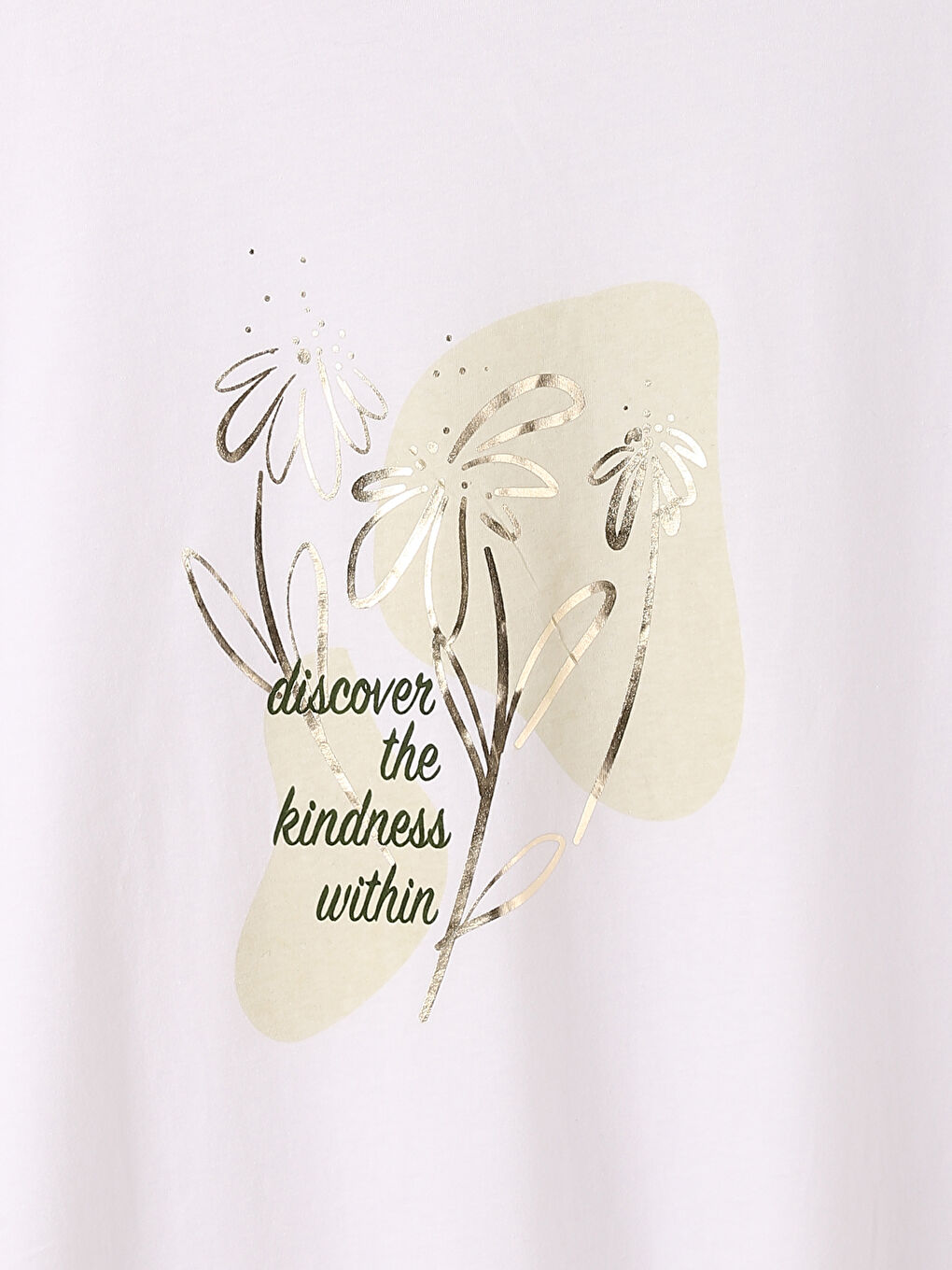 Crew Neck Printed Short Sleeve Women's T-Shirt-2