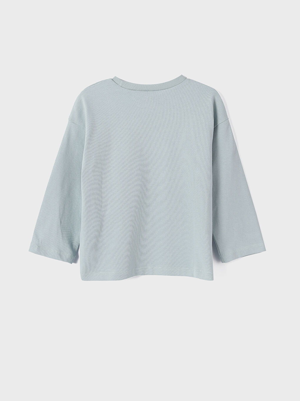 سويت شيرت وبنطلون للأولاد الرضع بياقة دائرية مطبوع ميكي ماوس وكم طويل-2