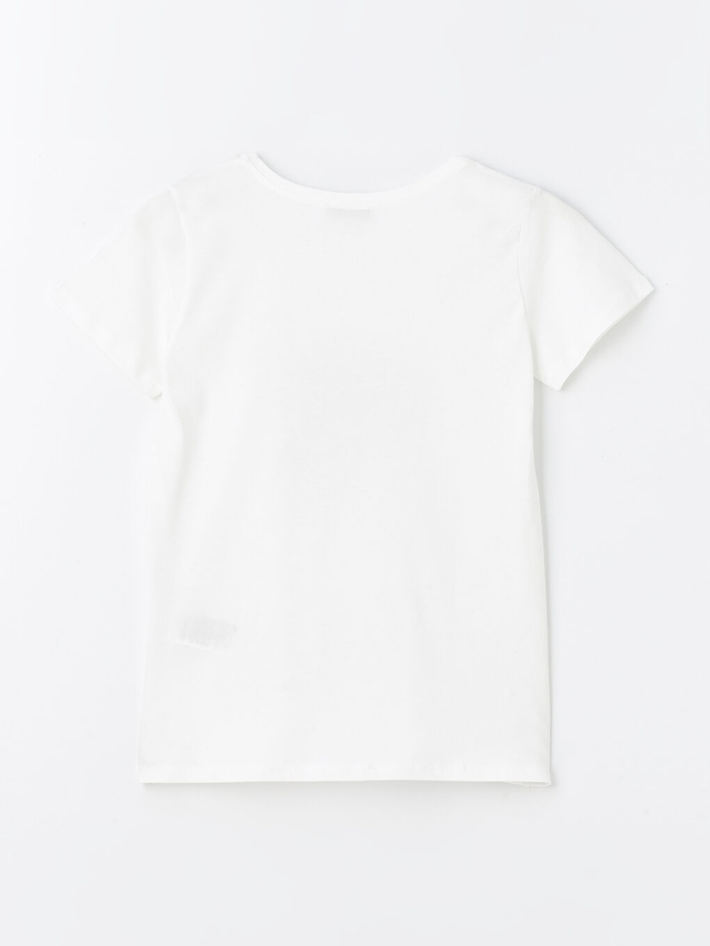 تي شيرت كم قصير مزخرف بياقة دائرية للسيدات-6