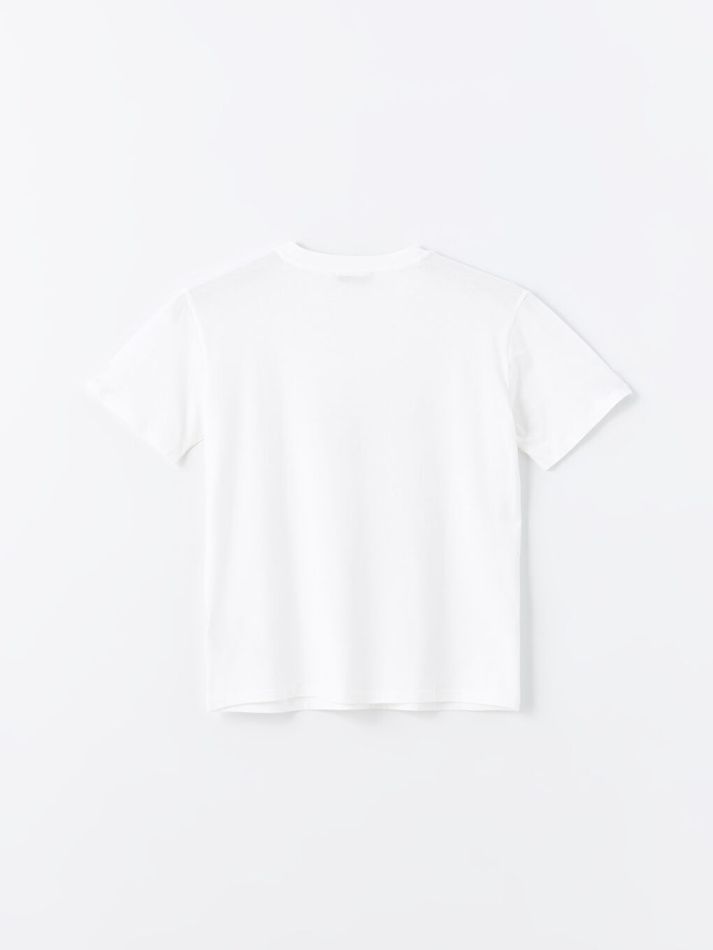 Crew Neck Printed Short Sleeve Women's T-Shirt-5